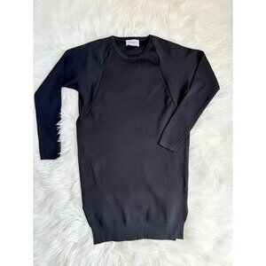 Legoe Heritage Maternity & Nursing Dress Black Knit Small